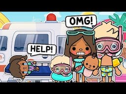 The Waterpark ACCIDENT! 🌊| With Voice 🔈 | Toca Life World Roleplay