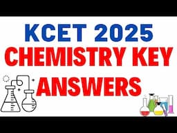 KCET 2025 - CHEMISTRY KEY ANSWERS