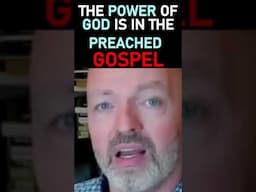 The Power of God is in the Preached Gospel / Pastor Patrick Hines CRPC Podcast #shorts #christianity