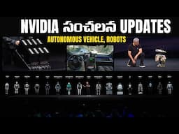 Nvidia Sensational AI Updates - Autonomous Vehicle, Robots - AI Telugu