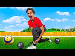 I USED ANKLE WEIGHTS TO TURN INTO RONALDO!