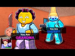 Teaching My GRANDMA To Play Roblox Murder Mystery 2