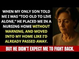 My Son Committed Me To A Nursing Home Without My Consent — He Didn’t Expect What I’d Do Next