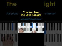 Can You Feel The Love Tonight piano arrangement