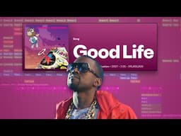 How "Good Life" by Kanye West ft. T-Pain was made