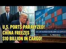 China Cripples U.S. Ports - $10 Billion in Goods Frozen! Trump SHOCKED!!
