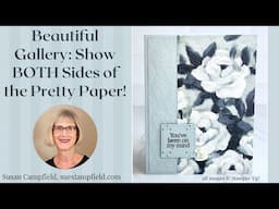 Favorite Card Layout! Show Both Sides of the Designer Series Paper!