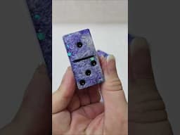 Sparkly #resin dominoes #mixedmediagirl