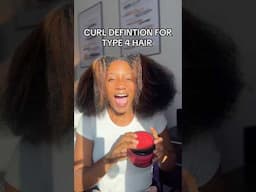 TRANSFORM TYPE 4 HAIR curls w/ this 😍💇🏾‍♀️ #youtubeshorts #hairtransformation #hair #curlyhair l