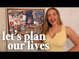 drawing out my dream life and how I plan to make it happen! let's plan together
