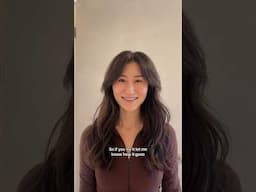 Styling CURTAIN BANGS with a DIFFUSER ✨ #wavyhair