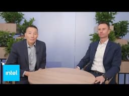 Henrik Jardle and Alex Quach on the Ericsson/Intel collaboration in 5GC at MWC25 | Intel Business