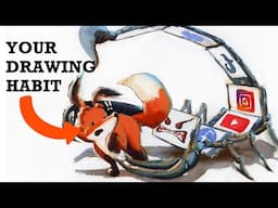 How to replace a phone addiction with a drawing habit