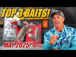 Must Have These 3 Baits Hooked On for May Bass Fishing!