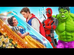 What Happened to Superhero? Deadpool vs Rapunzel vs Spider-Man vs Harley Quinn!