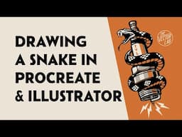 Drawing a Snake in Procreate and Illustrator