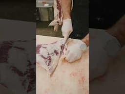 Trimming a Tajima Wagyu Beef Tri-Tip! 🔪🔥 #shorts