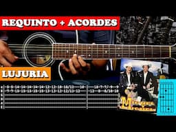 Tutorial |  Lujuria | Ariel Camacho | Requinto | Acordes | TABS