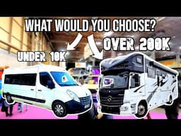 Comparing My Self Build Campervan To New Motorhomes At The NEC 2025