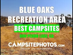 Blue Oaks Recreation Area Best Campsites - Don Pedro Lake, CA