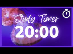 Biology-Themed Pomodoro Timer 20/5 - Relaxing Nature Visuals and Sounds, Study with Me 🍅