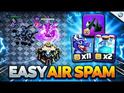 DARK CROWN + DRAGON SPAM make COC Easy | Best TH17 Clash of Clans Strategies
