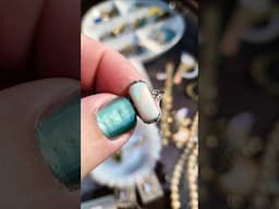 GOLD! OPAL! DIAMONDS! AQUA! RINGS EARLY FLEA MARKET FINDS! #jewelry #haul #sue