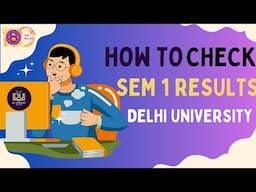 Delhi University Semester 1 results out! How to check results? Verification required. #du #semester1