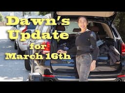 Dawn's Health Update For March 16th