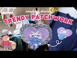 Trying Trendy Patchwork for the First Time… Was It a Mistake? | Small Biz Vlog