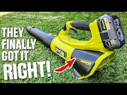 Ryobi creates a winner finally! // Ryobi 18V BRUSHLESS 510CFM Jet Blower