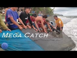 Great Catch with Net Fishing in Mindanao, Philippines