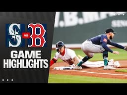 Mariners vs. Red Sox Game Highlights (4/22/25) | MLB Highlights