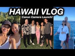 HAWAII VLOG CANON CAMERA LAUNCH! | The Laeno Family