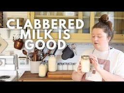Making a Clabber Starter | Homestead Day in the Life
