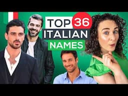 TOP 36 Italian BOYS NAMES - Names & Meanings 🇮🇹 + FREE PDF Checklist