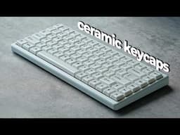 Low Profile Ceramic Keycaps = Thock???