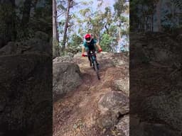 Self filmed edit! Watch the full video to learn how you can film like this. #mtb #ridewithhoverair