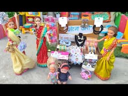 Barbie Doll All Day Routine In Indian Village/Pinky Ki Kahani Part -498/Barbie Ki Hindi Kahaniyan||