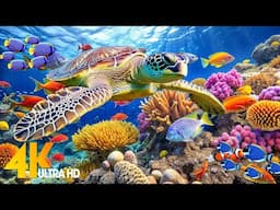 [NEW] 11H Stunning 4K Underwater Wonders - Coral Reefs, Fish & Colorful Sea Life | Relaxing Music #6