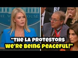 Karoline Leavitt SHREDS Reporter Over INSANE Claim Trump Violated Protesters' First Amendment Rights