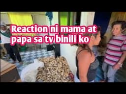 Ito na reaction ni mama at papa sa tv binili namin
