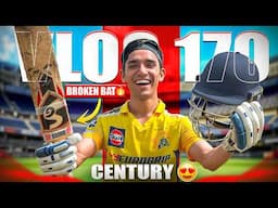 Fastest CENTURY with a Broken Bat😍| Heated Fight🔥| Cricket Cardio Vlogs