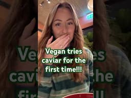 Would you try vegan caviar?! 🐠🌱 #veganfood #vegantastetest #veganlondon #caviar