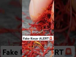 Fake Kesar Exposed! 🔍 Don’t Get Fooled