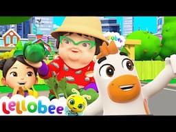 Wheels On The Bus | 🍯 Lellobee Kids Songs & Cartoons! Sing and Dance