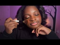 ASMR Get Ready with Me 🤍 (life update, makeup, hair)
