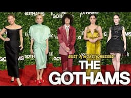 TOP 10 BEST & WORST DRESSED AT THE GOTHAM TV AWARDS 2025!