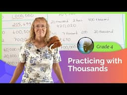 Build six-digit numbers from their "parts" - practice (4th grade math)