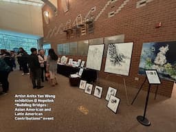 Asian American artist Anita Yan Wong  Art and Cultural event at Bellevue College  #asianamericanart